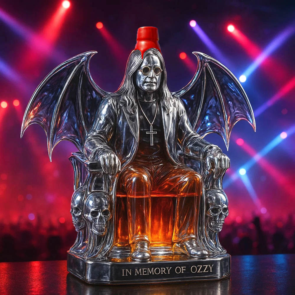 2025 In Memory of the Prince of Darkness Whiskey Bottle