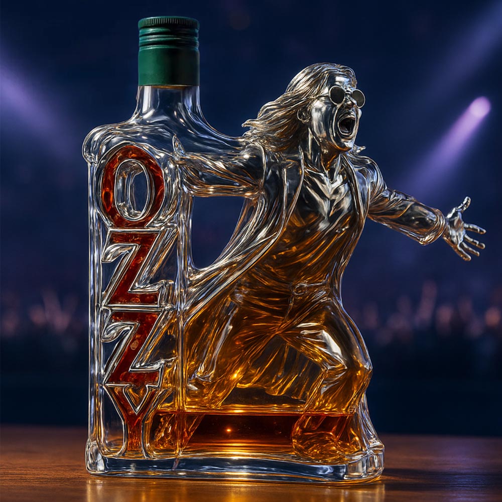 2025 🕯️ Prince of Darkness Final Tour Memorial Whiskey Bottle
