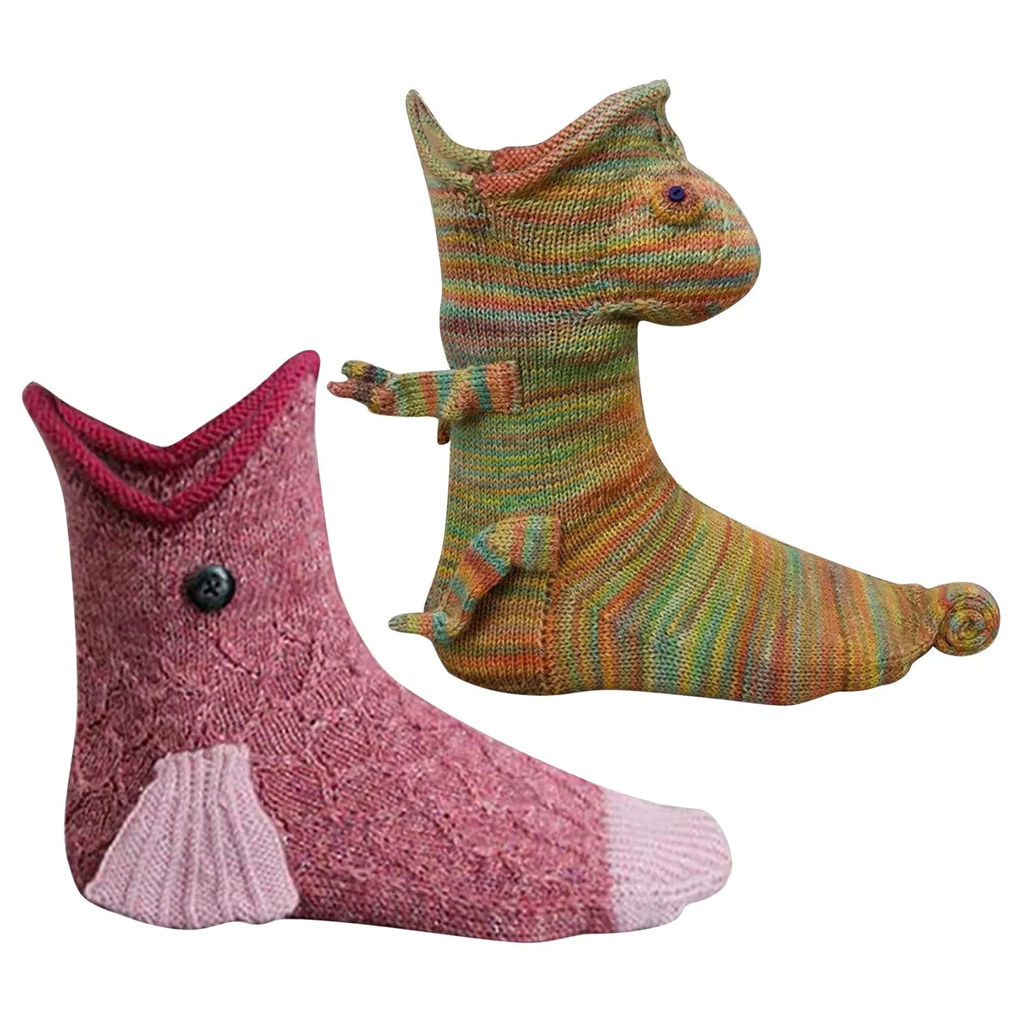 🔥3D Knit Crocodile Socks🎁