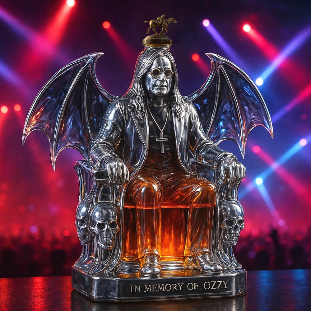 2025 In Memory of the Prince of Darkness Whiskey Bottle