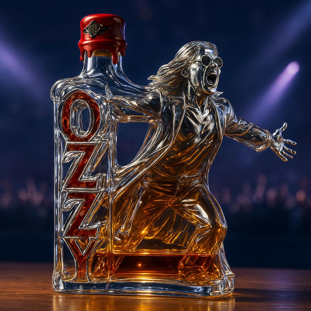 2025 🕯️ Prince of Darkness Final Tour Memorial Whiskey Bottle