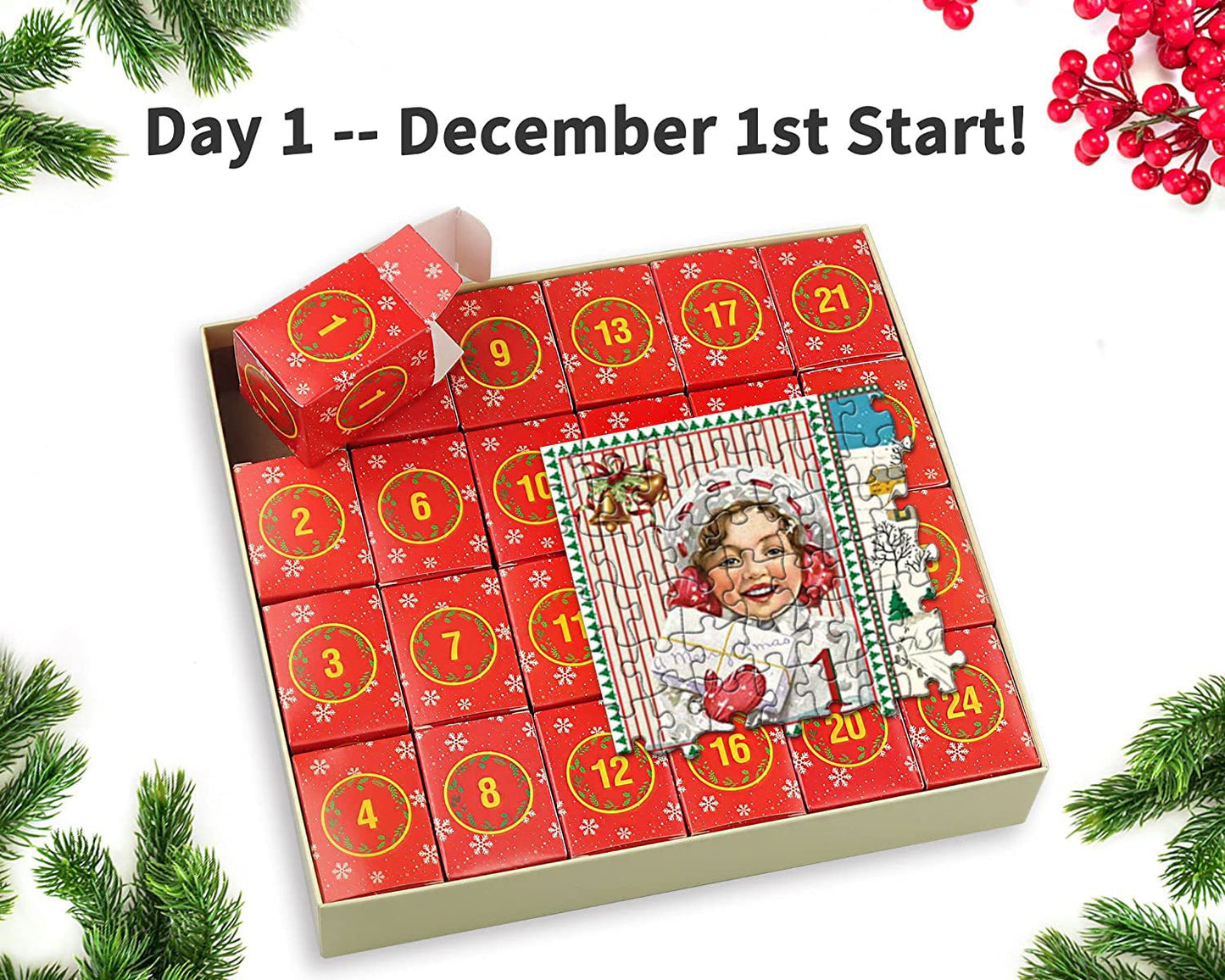 2023 Xmas Pre-Sale🎅 Christmas Advent Calendar Jigsaw Puzzle 1000pcs🎄(49% OFF TODAY🥳)