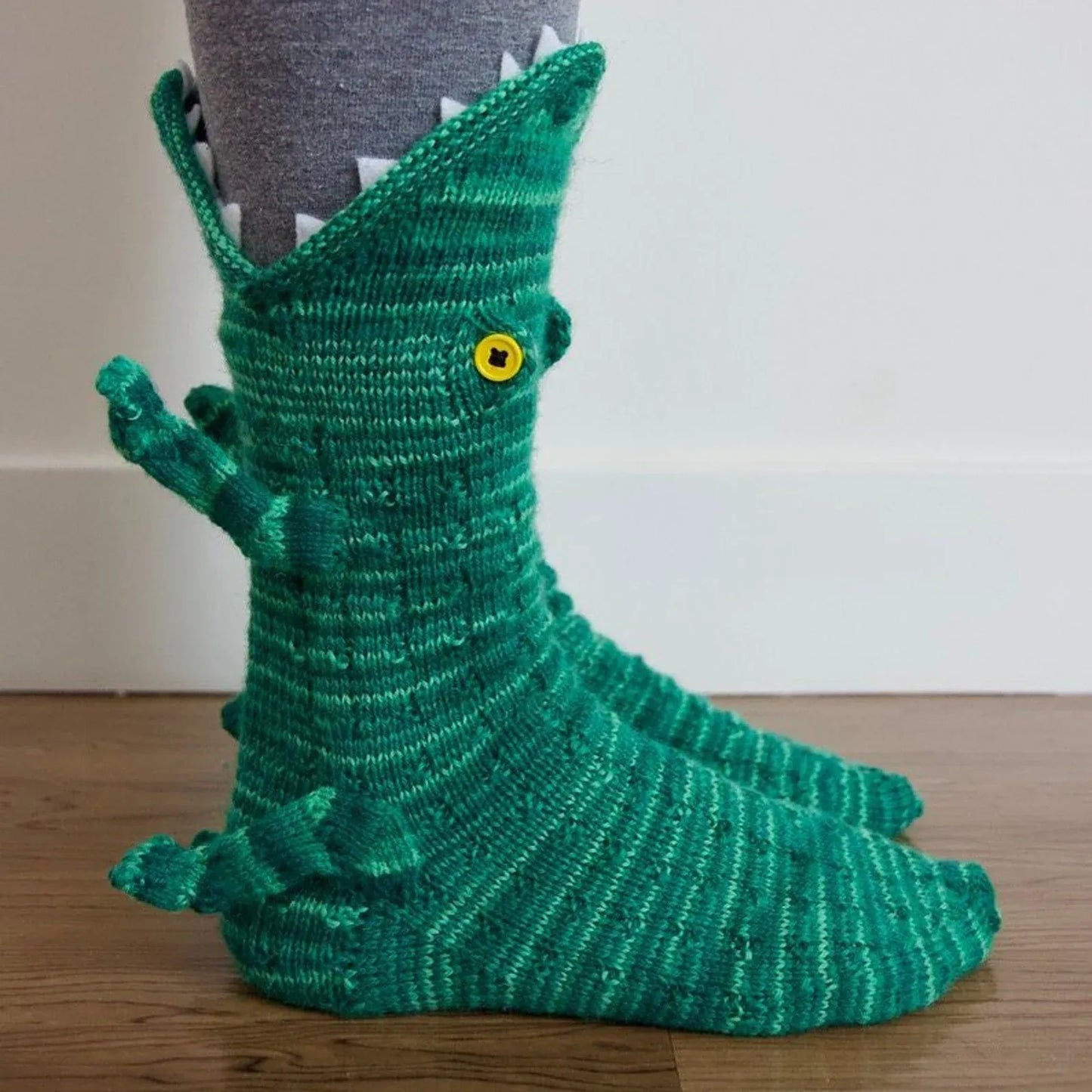 🔥3D Knit Crocodile Socks🎁