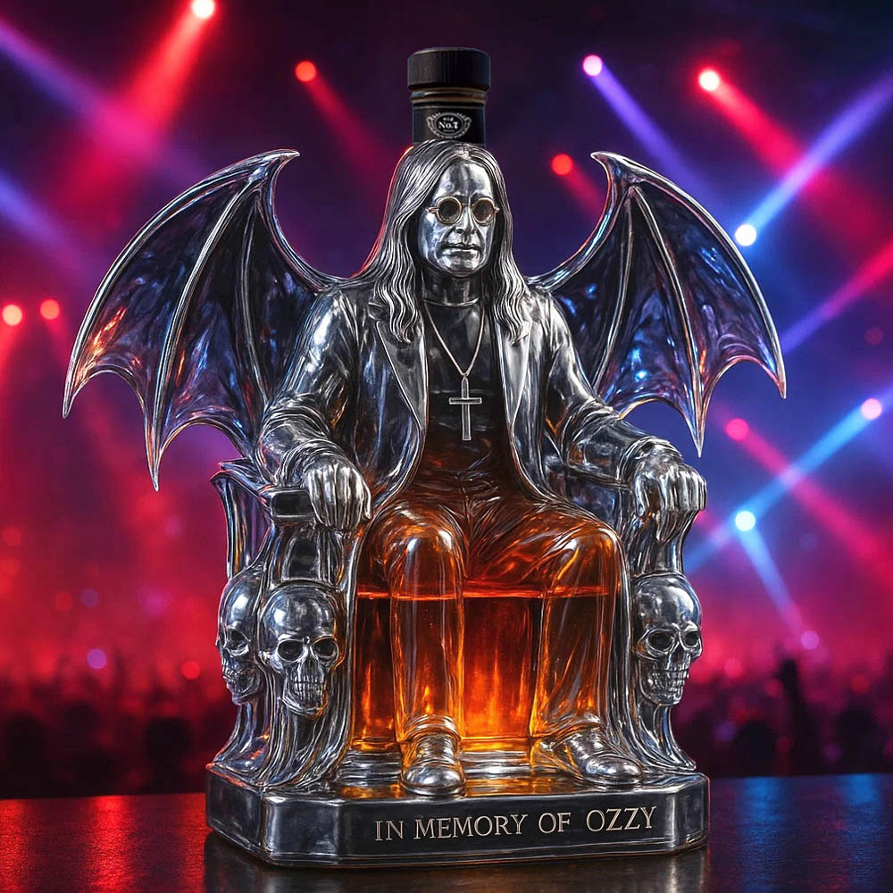 2025 In Memory of the Prince of Darkness Whiskey Bottle
