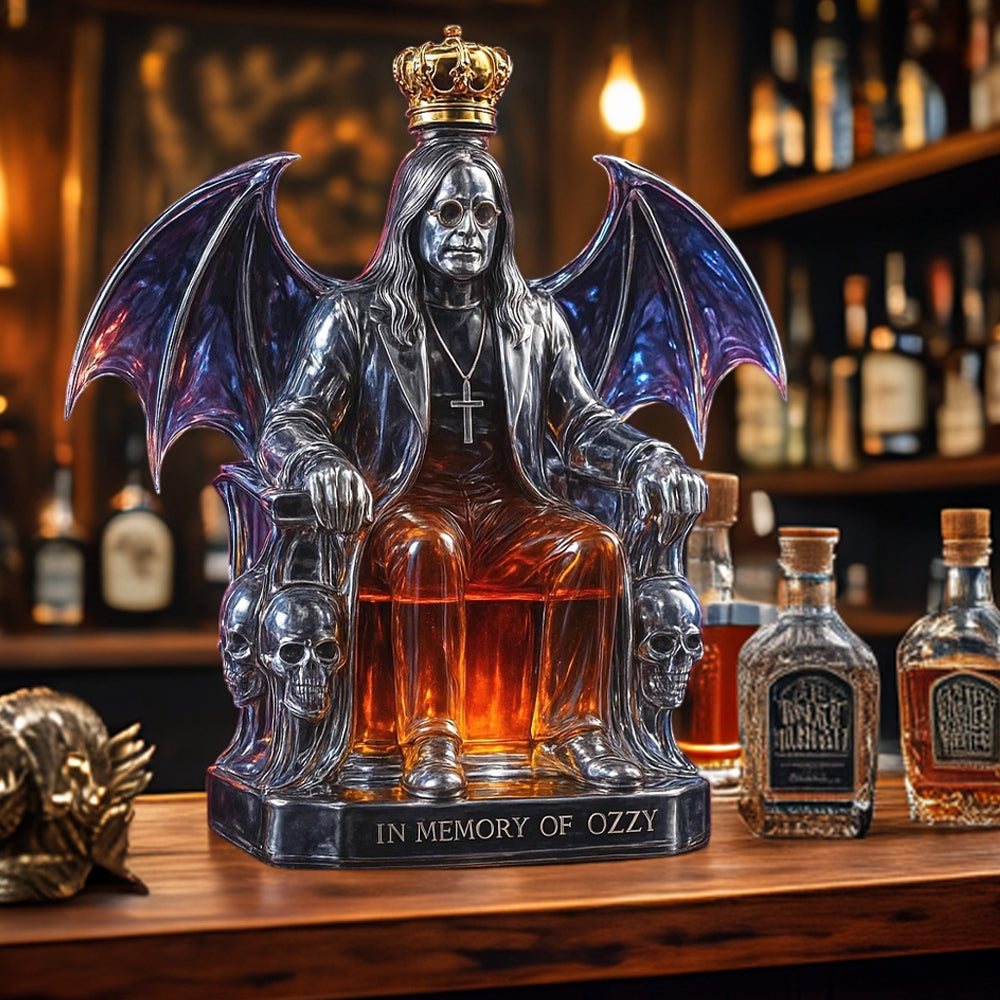 2025 In Memory of the Prince of Darkness Whiskey Bottle
