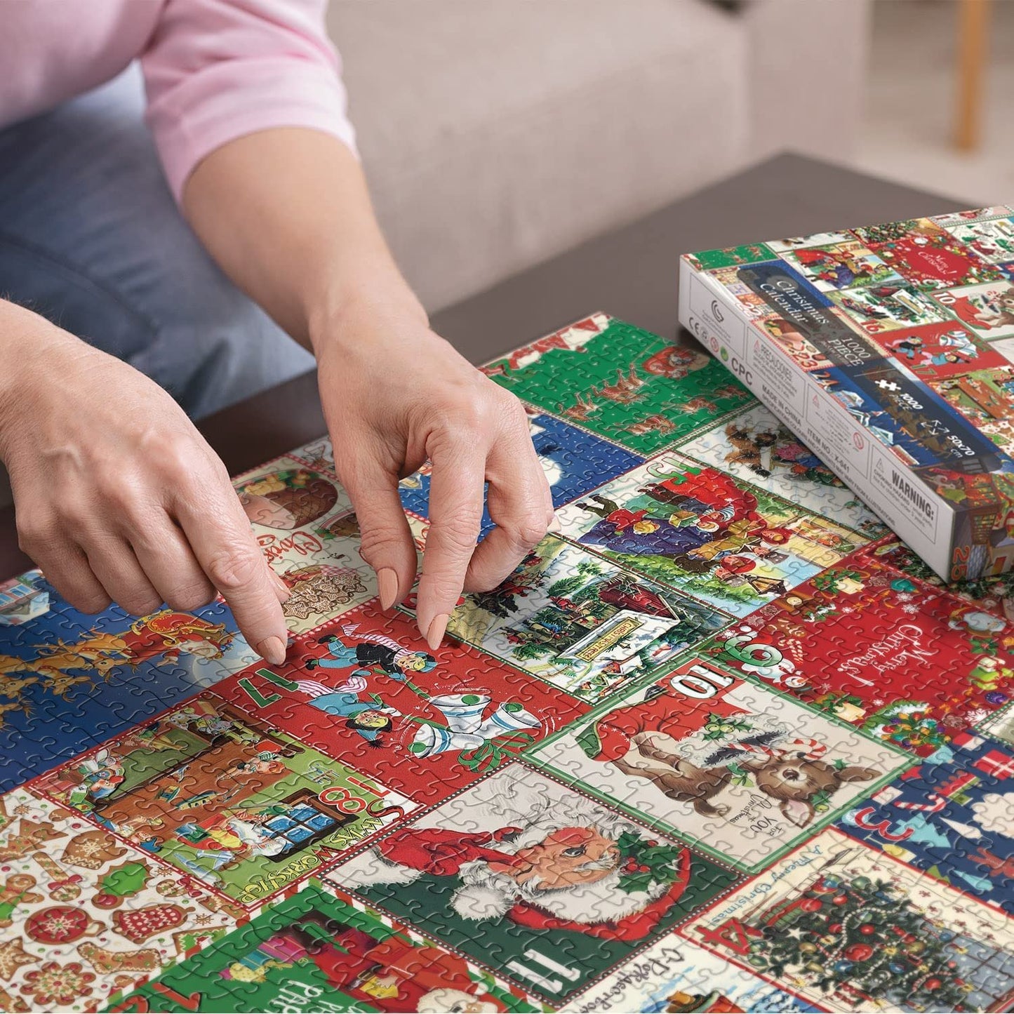 2023 Xmas Pre-Sale🎅 Christmas Advent Calendar Jigsaw Puzzle 1000pcs🎄(49% OFF TODAY🥳)