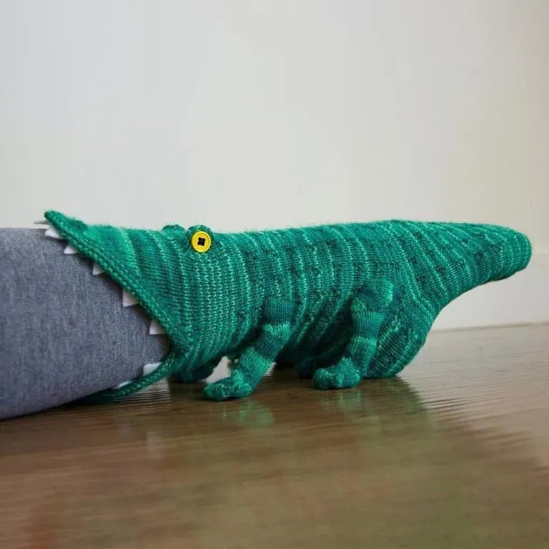 🔥3D Knit Crocodile Socks🎁