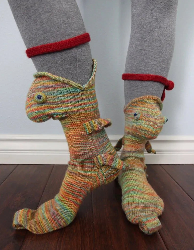 🔥3D Knit Crocodile Socks🎁