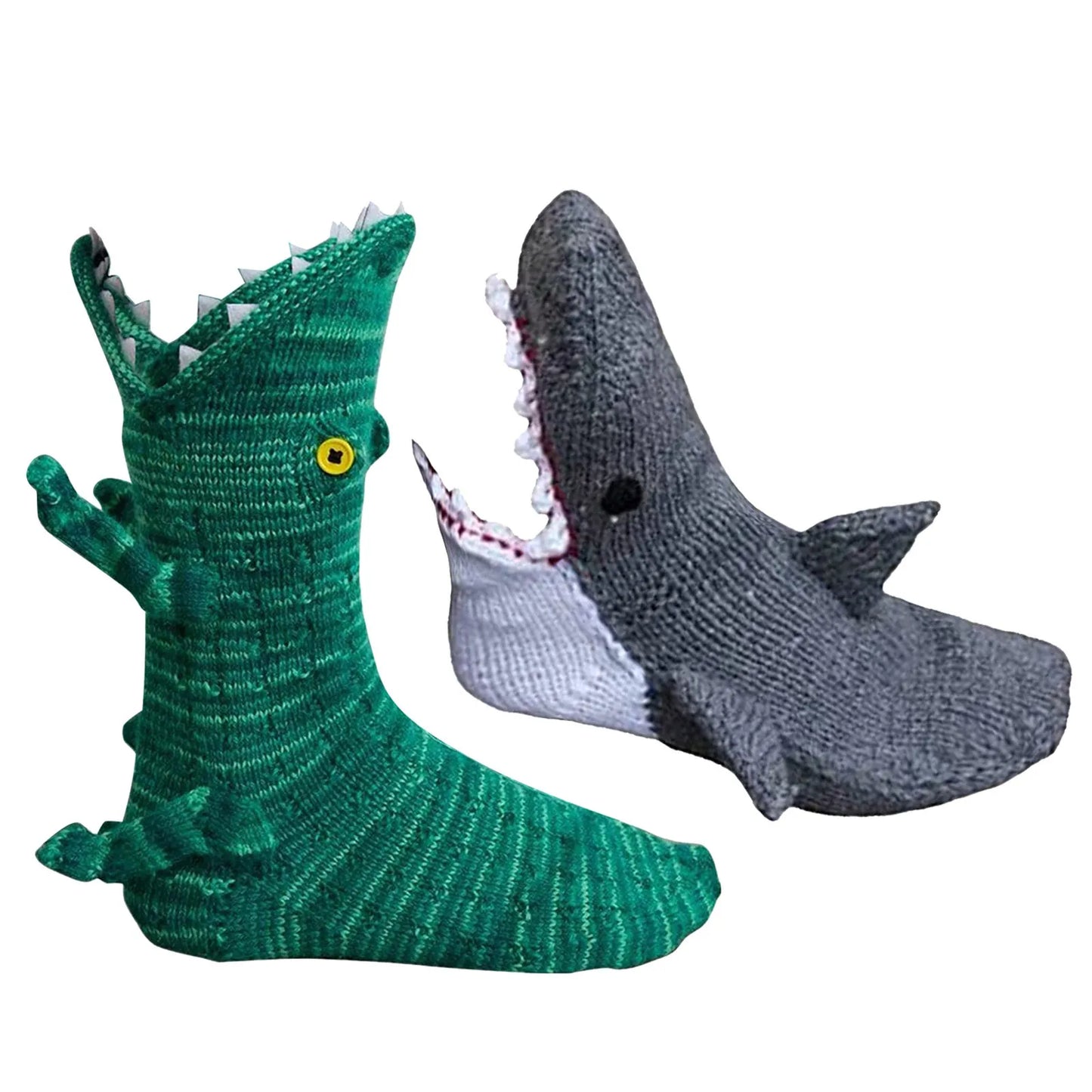 🔥3D Knit Crocodile Socks🎁