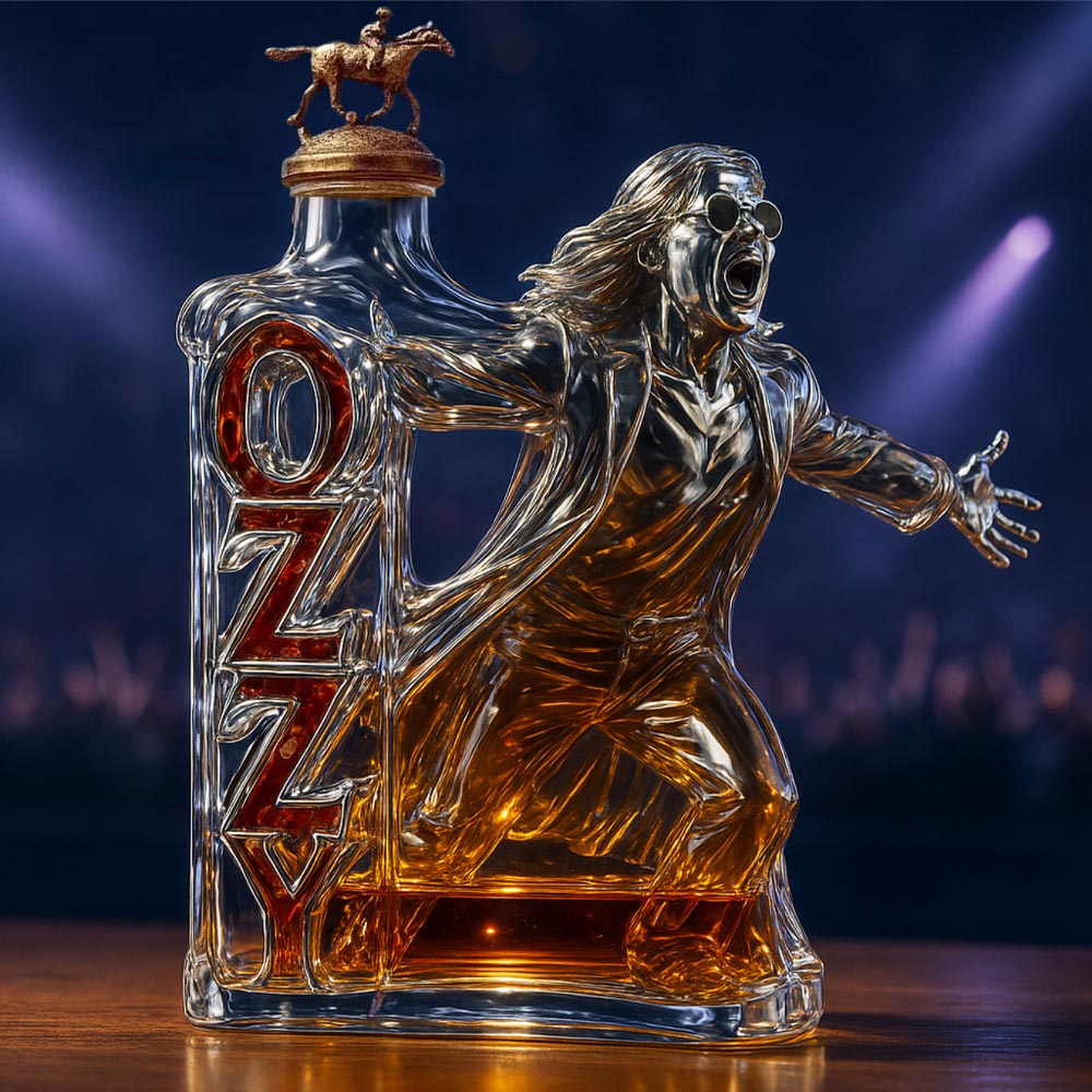 2025 🕯️ Prince of Darkness Final Tour Memorial Whiskey Bottle