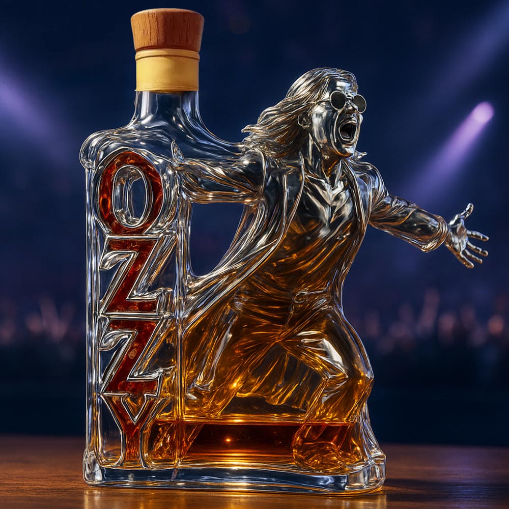2025 🕯️ Prince of Darkness Final Tour Memorial Whiskey Bottle
