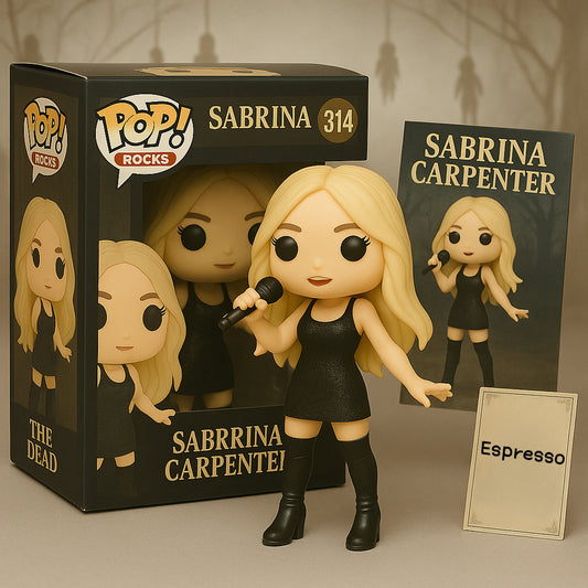 🎤 “Espresso Stage Diva” Collectible Figure
