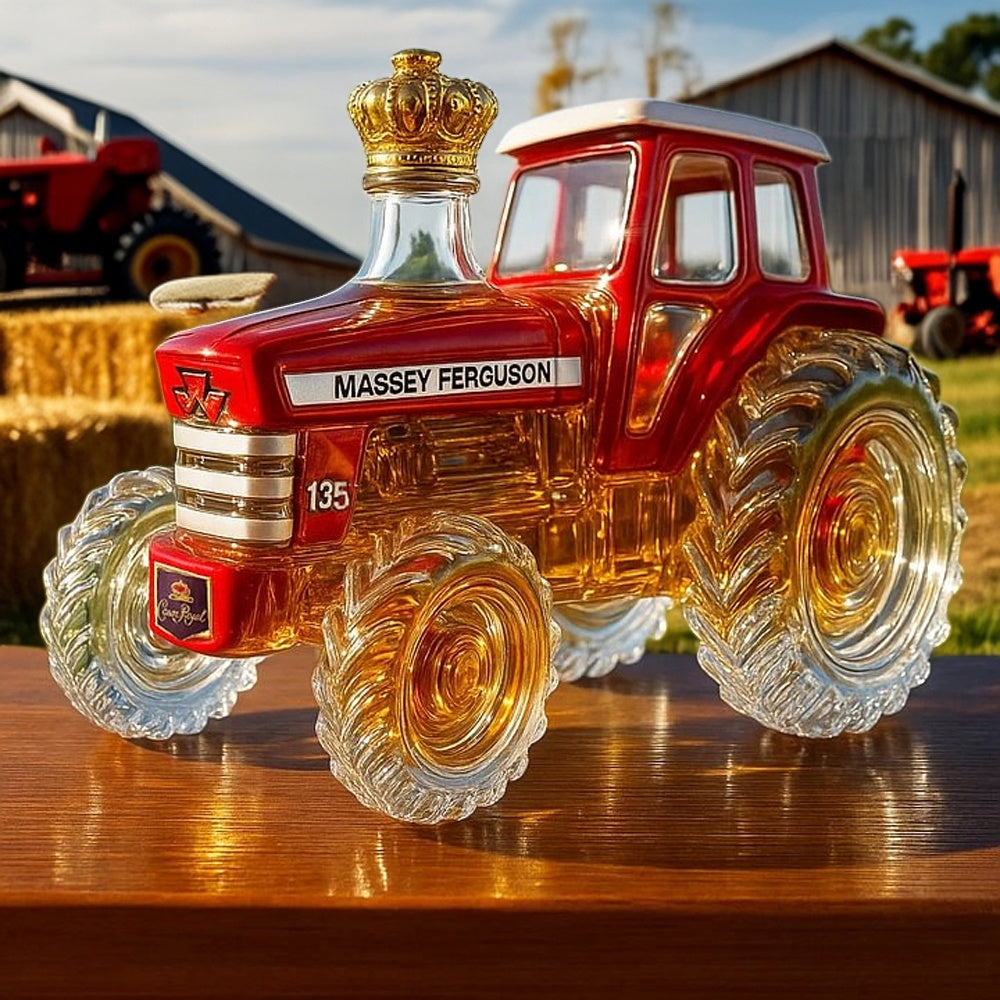 1964 🌾 Massey Ferguson 135 🌾 Tractor Whiskey Bottle